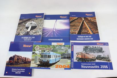 null Ensemble de catalogues d'accessoires pour trains électriques comprenant : ROCO,...