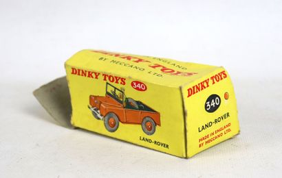 null DINKY TOYS, GB.

Land-Rover, référence 340.

Etat C.

Dans sa boite carton,...