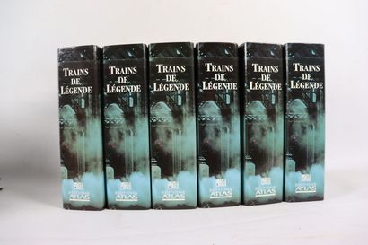 null Lot de livres sur le thème ferroviaire, comprenant :

- Editions ATLAS, Tains...