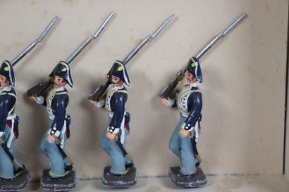 null CBG 1er Empire.

8 Hussards Prussiens au défilé (boite d'origine).

XIIIème...