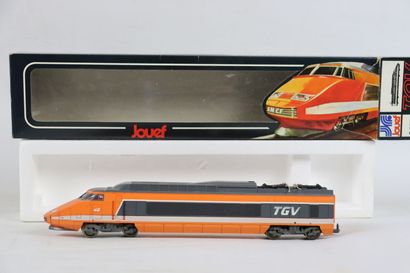 null JOUEF. 

Rame TGV miniature, en cinq éléments, HO. 

références 86312, 5471,...