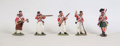 null KING AND COUNTRY, The age of Napoléon.

Ensemble de dix-neuf soldats en plomb...