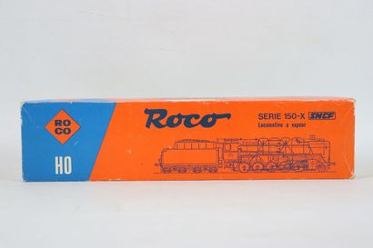 null ROCO. 

Locomotive à vapeur série 150-X, HO.

Référence 43267.

Dans sa boîte...