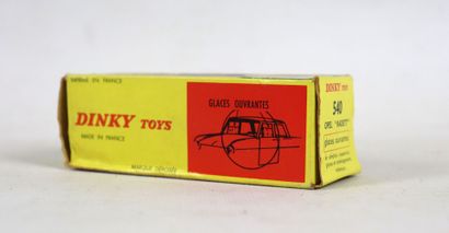 null DINKY TOYS FRANCE

Opel Kadett, référence 540.

Etat C

Dans sa boite carton,...