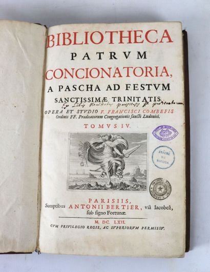 null FRANCISCI COMBEFIS.

Bibliotheca patrum concionatoria, a pascha ad festum sanctissimae...