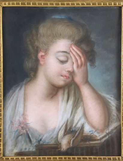 null Ecole française du XIXème siècle, dans le goût de Jean-Baptiste GREUZE (1725-1805).

Jeune...