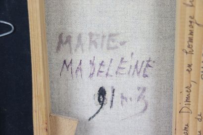 null Michel CIRY (1919-2018). 

La Meilleur part, Marie-Madeleine. 

Huile sur toile,...