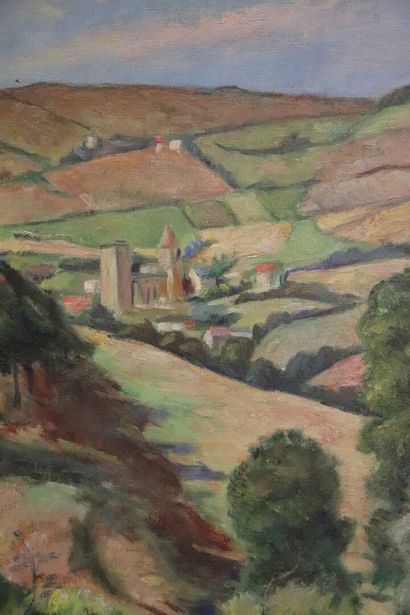 null Maurice DESEVRE (1887-1937).

Paysage du Morvan.

Huile sur toile, signée en...