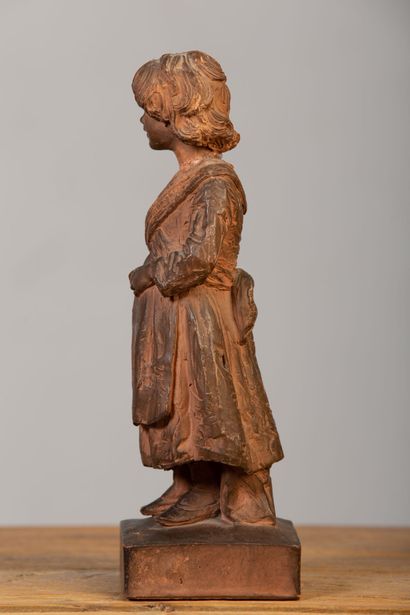null Pierre Adrien GRAILLON (1809 - 1872).

Petite fille à la cruche.

Sculpture...