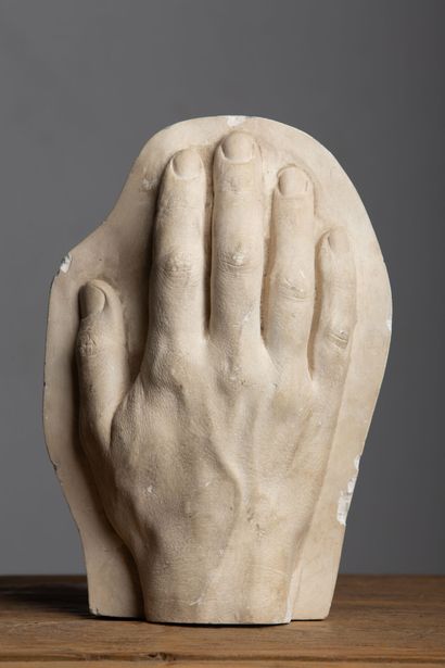 null Atelier des moulages du Musée du Louvre.

Main en plâtre.

 L_23 cm
