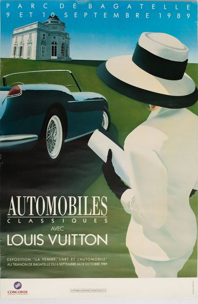 null Louis VUITTON, Paris.

Importante collection d'affiches : automobile, voile,...