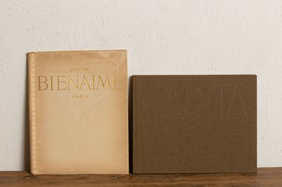 null [PARFUM].

Ensemble de deux ouvrages :

Catalogue des parfums Bienaimé, édité...