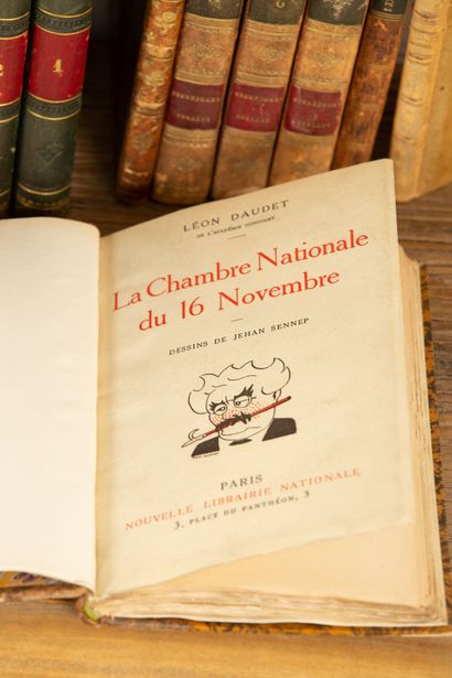 null Ensemble d'ouvrages comprenant :

* DAUDET Léon, la chambre nationale du 16...