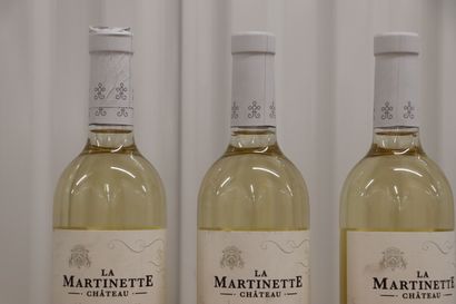 null CHATEAU LA MARTINETTE BLANC.

Millésime : 2019.

3 bouteilles

CE LOT EST JUDICIAIRE,...