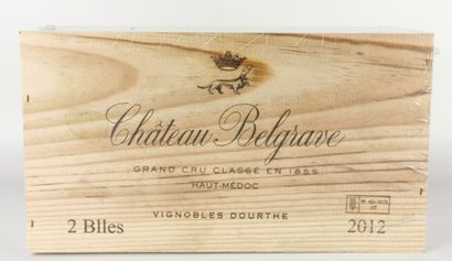 null CHATEAU BELGRAVE.

Vintage : 2012.

2 bottles, C.B.O.