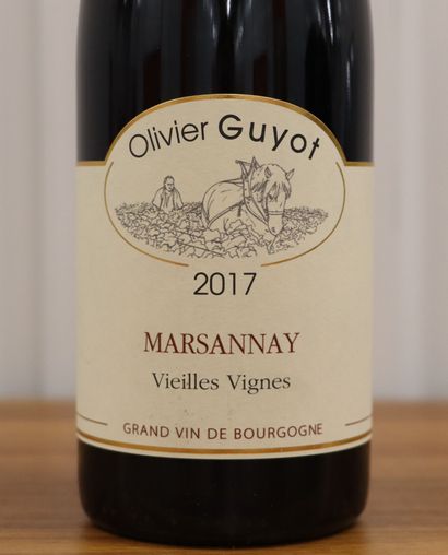 null MARSANNAY VIEILLES VIGNES.

Olivier Guyot.

Millésime : 2017.

4 bouteilles

CE...