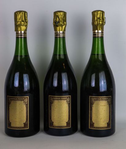 null CHAMPAGNE POMMERY, CUVEE LOUISE.

Vintage : 1985.

3 bottles, in their boxes,...