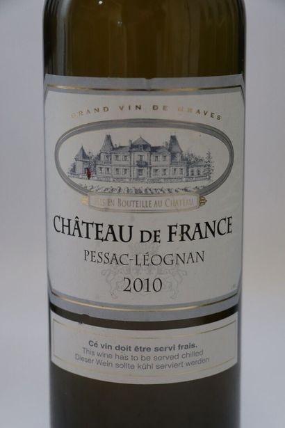 null CHATEAU DE FRANCE WHITE.

Vintage : 2010.

5 bottles