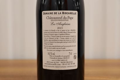 null CHATEAUNEUF-DU-PAPE.

DOMAINE DE LA BISCARELLE.

Vintage : 2015.

7 bottles

THIS...