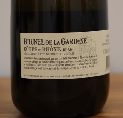 null COTES-DU-RHONE BLANC.

BRUNEL DE LA GARDINE.

Millésime : 2019

5 bouteilles

CE...