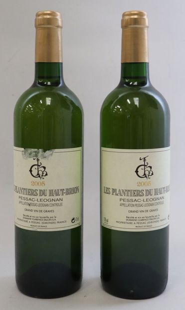 null LES PLANTIERS DU HAUT BRION.

Millésime : 2005.

2 bouteilles, une e.l.a.