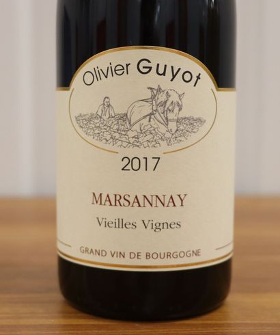 50 MARSANNAY Vieilles Vignes.

Olivier Guyot.

Vintage : 2017.

4 bottles

THIS LOT...