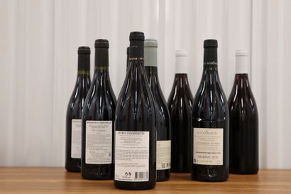 null 
Lot de 8 bouteilles comprenant : 




-1 GEVREY-CHAMBERTIN BOUCHARD 2015




-5...
