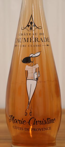 null CHATEAU DE L'AUMERADE ROSE.

MARIE-CHRISTINE.

Millésime : 2019.

8 bouteilles

CE...