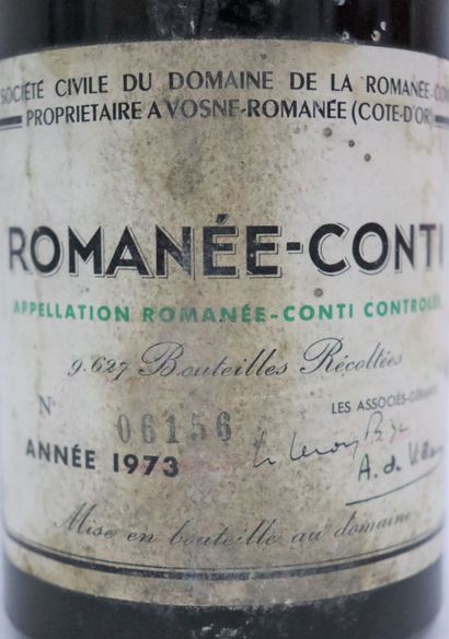 null ROMANEE CONTI.

Domaine de la Romanée Conti.

Millésime : 1973.

1 bouteille,...