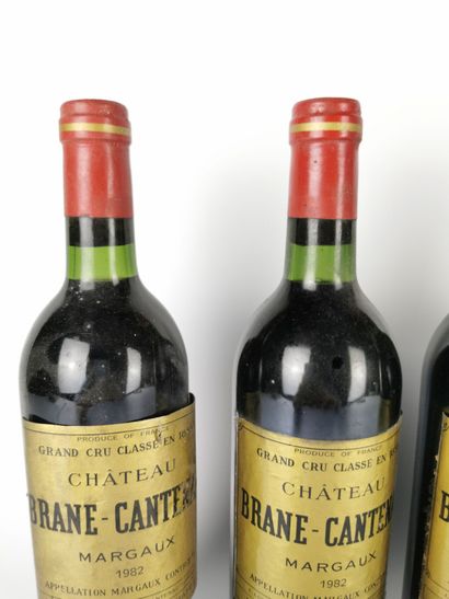 null CHATEAU BRANE-CANTENAC. 

Vintage : 1982.

5 bottles, 1 bottle on the outsi...