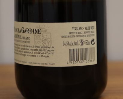 null COTES-DU-RHONE BLANC.

BRUNEL DE LA GARDINE.

Millésime : 2019

5 bouteilles

CE...