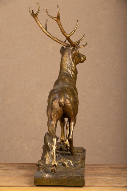 null Charles PAILLET (1871-1937).

Le Grand Cerf.

Bronze à patine mordorée, signé...