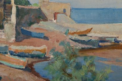 null Marc BARDON (1891-?).

Erbalunga, Corse. 

Huile sur toile, signée en bas à...