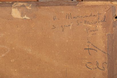null Henri de Marandat ( - 1914)

Autour du rouet.

Important pastel sur papier,...