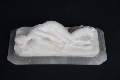 null Stefano MADERNO (1576-1636), d'après.

Sainte Cécile.

Sculpture en marbre blanc,...