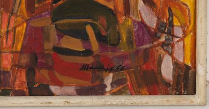 null Pat Richard MAURIS (1929-1998). 

Paysage du Roussillon. 

Huile sur toile.

H_92...