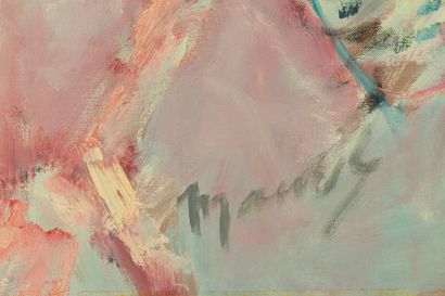 null Pat Richard MAURIS (1929-1998). 

Femme allongée. 

Huile sur toile, signée...