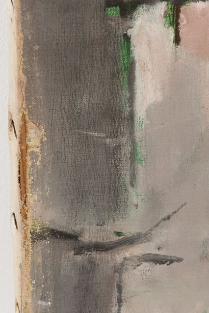 null Pat Richard MAURIS (1929-1998). 

The auroch. 

Oil on canvas.

H_73 cm L_100...