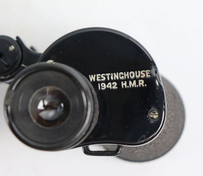 null US.

Paire de jumelles WESTINCHOUSE, H.M.R. Binocular M3, 6x30. 

Datée "1942"....