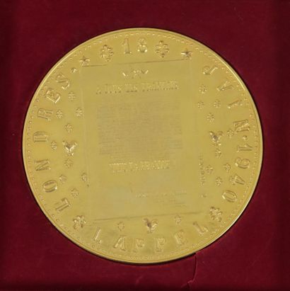 null Albert de JAEGER (1908-1992).

Coffret comprenant une médaille commémorative,...