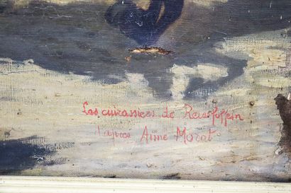 null Aimé MOROT (1850-1913), d'après.

Les cuirassiers de Reischoffen.

Huile sur...