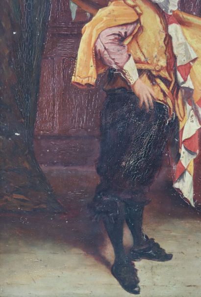 null Fernand ROYBET (1840-1920), d'après.

Le porte-étendard.

Huile sur panneau,...
