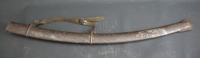 null Fourreau de sabre de cavalerie, modèle 1822 à double anneaux. 

Fleur de ro...