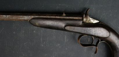 null Pistolet de salon Napoléon III type Flobert.

Le canon octogonal en acier de...