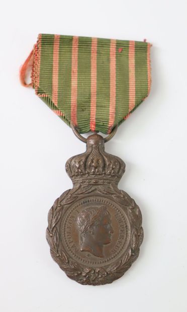 null Médaille de Saint-Hélène avec son diplôme attribué. 

Le diplôme :

H_20 cm...