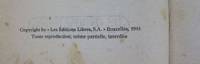 null Edmond HOTON pour LES EDITIONS LIBRES

"Leurs gueules'', Essai de zoologie germanique...