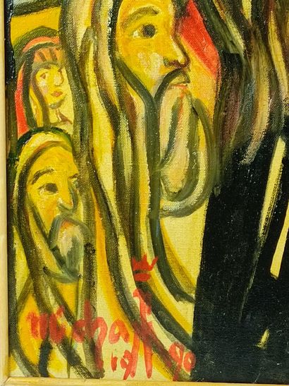 null Maurice-Jean MICHA (1890-1969).

Le prophète.

Huile sur toile, signée en bas...