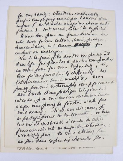 null Francis JAMMES (1868-1938), poète et écrivain français. 

Correspondance autographe...