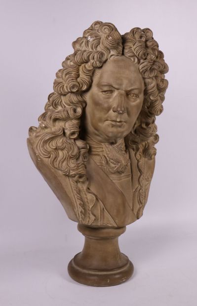 null Antoine COYSEVOX (1640-1720), d'après.

Buste de Sébastien LE PRESTRE, marquis...