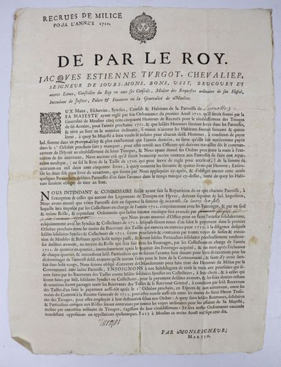 null [Affiche] Bourbonnais - paroisse de Liernolles, élection de Moulins.

Edit du...